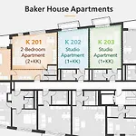 アパート Baker House - Free Underground Parking
